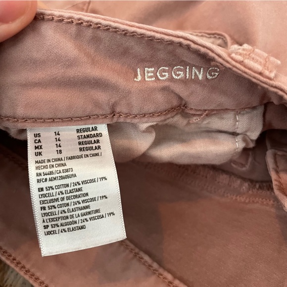 American Eagle Jeggings - burnt pink - Picture 2 of 4